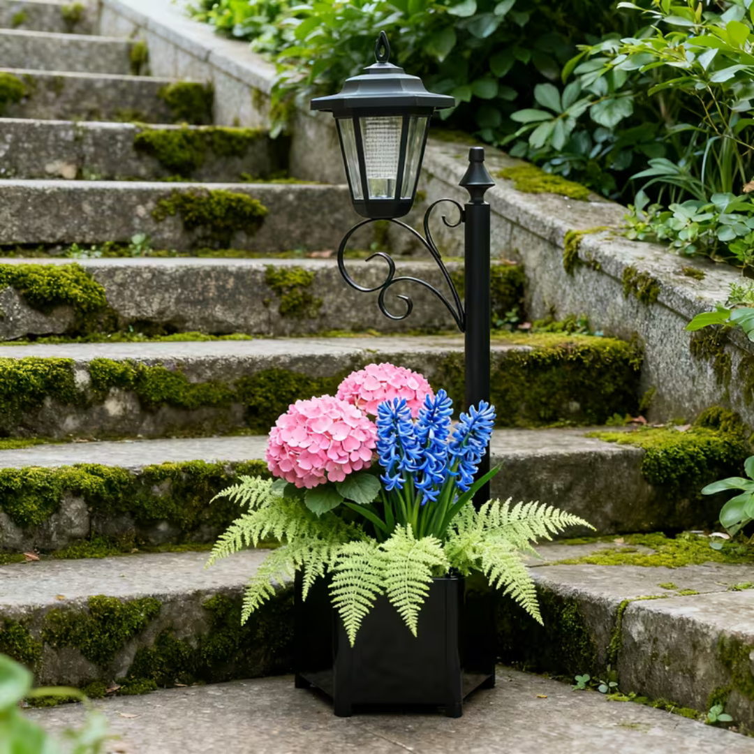 Solar Gartenlaterne – Pflanzkasten Lampe – IP44