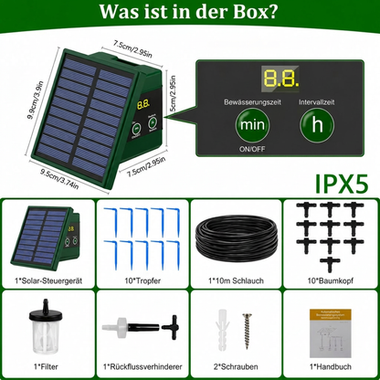 Solar Bewässerungssystem – Tröpfchenbewässerung – IPX5