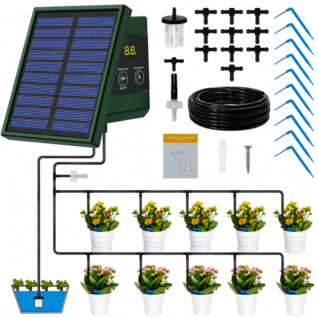 Solar Bewässerungssystem – Tröpfchenbewässerung – IPX5