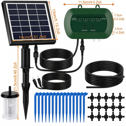 Solar Bewässerungssystem – Tröpfchenbewässerung – IPX5