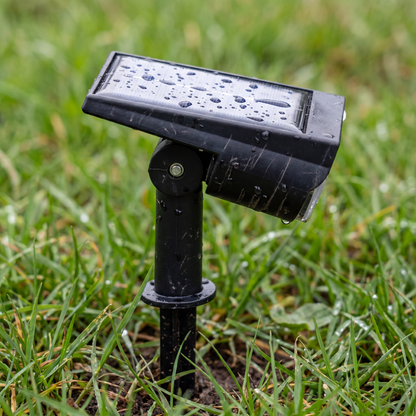 Solar Spotlight – LED Gartenleuchte – Wand & Boden