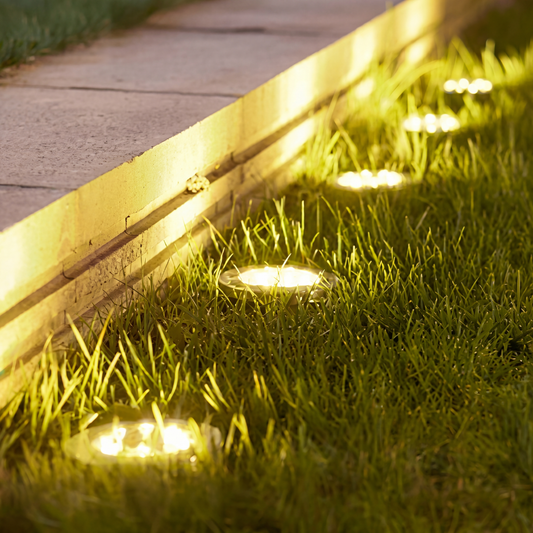Solar Bodenleuchte – LED Wegeleuchte – Auto Nachtlicht