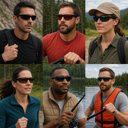 Polarisierte Sportbrille UV400 – HD-Gläser, ultraleicht