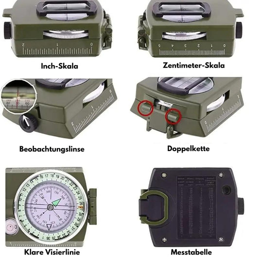 Professioneller Kompass – Outdoor und Survival