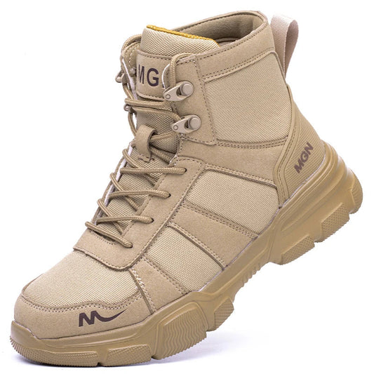 Arbeitsstiefel Taktisch - Durchtrittsicher mit Knöchelstütze - Damen & Herren