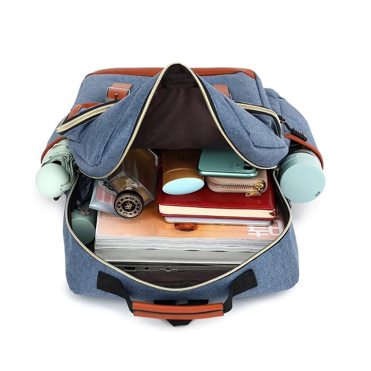 Schulrucksack für Jugendliche Maximilian - mit USB-Anschluss - Vintage