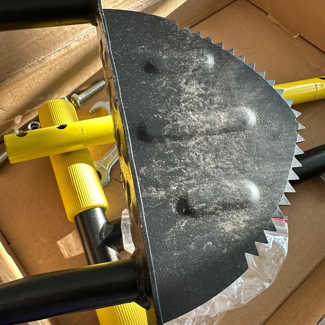 Rasenkantenstecher – Halbmond-Design mit Wellenschliff für saubere Rasenkanten