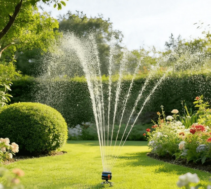 Garten Sprinkler 180° Drehbar – Rasenberegnung – 4 Modi
