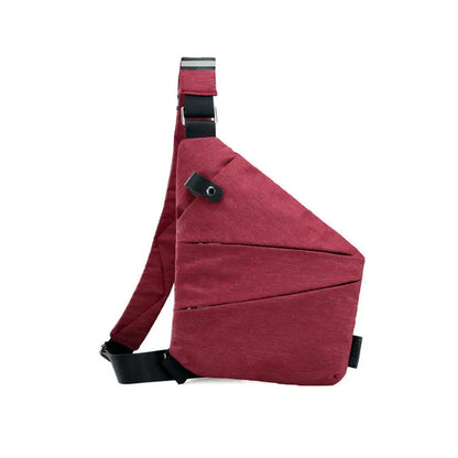 Schultertasche – Perfekt für Reisen & Wandern – Diebstahlsicher