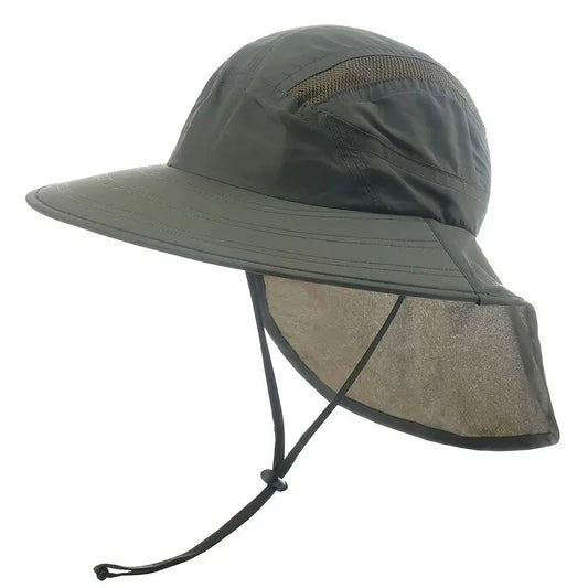 Sonnenhut – Nackenschutz – Breite Krempe