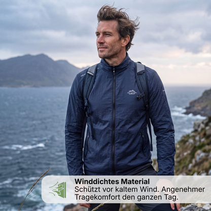 Leichte UV-Schutzjacke Herren- Winddicht & Atmungsaktiv