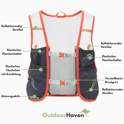 Trailrunning-Weste – Inklusive 2 Soft Flasks