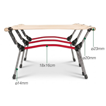 Ultraleichtes klappbares Campingbett – Tragbares Outdoor-Bett