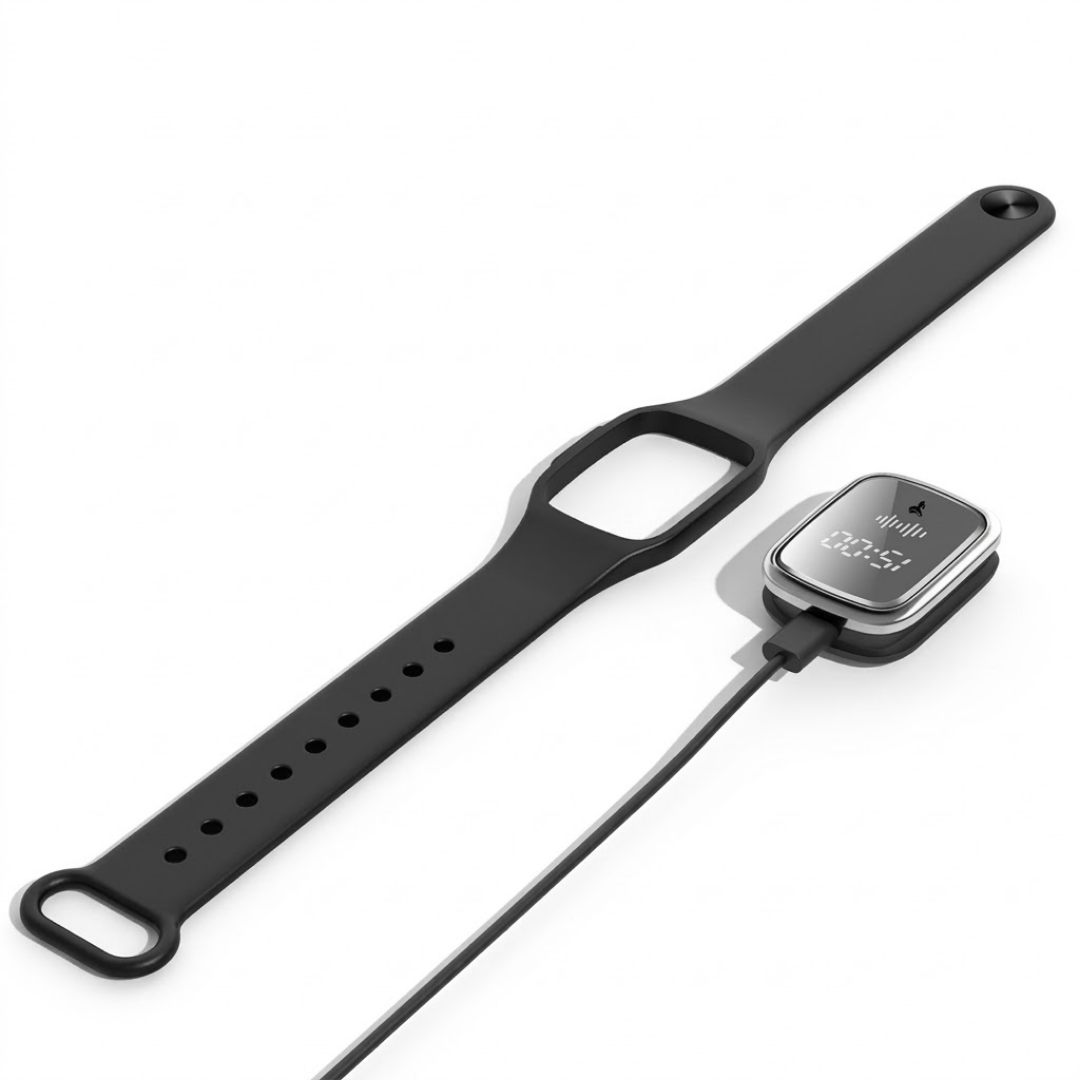 Ultraschall-Mückenabwehr-Armband – Chemiefrei, LED-Armband
