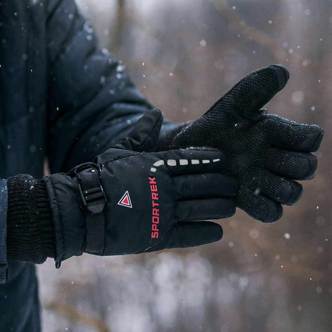 Winterhandschuhe wasserdicht – winddicht – rutschfeste Handfläche – warm gefüttert