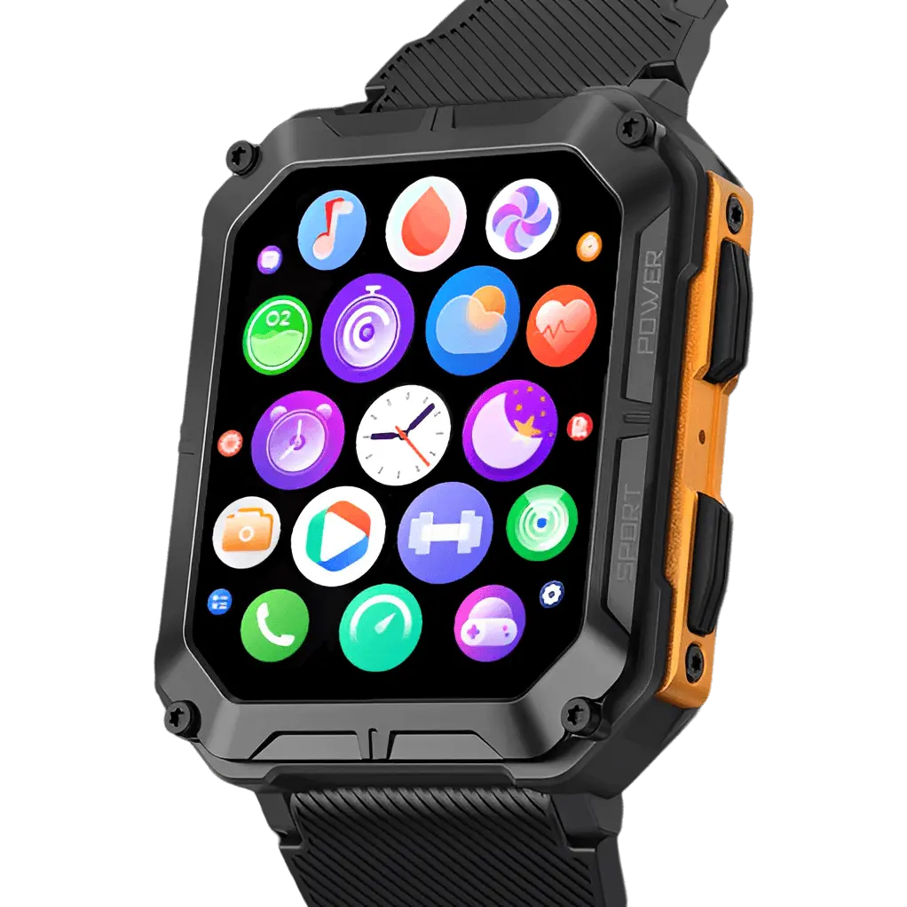 Unzerstörbare Smartwatch – Herzfrequenzmesser – Schrittzähler