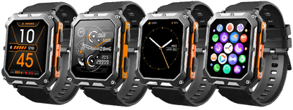 Unzerstörbare Smartwatch – Herzfrequenzmesser – Schrittzähler