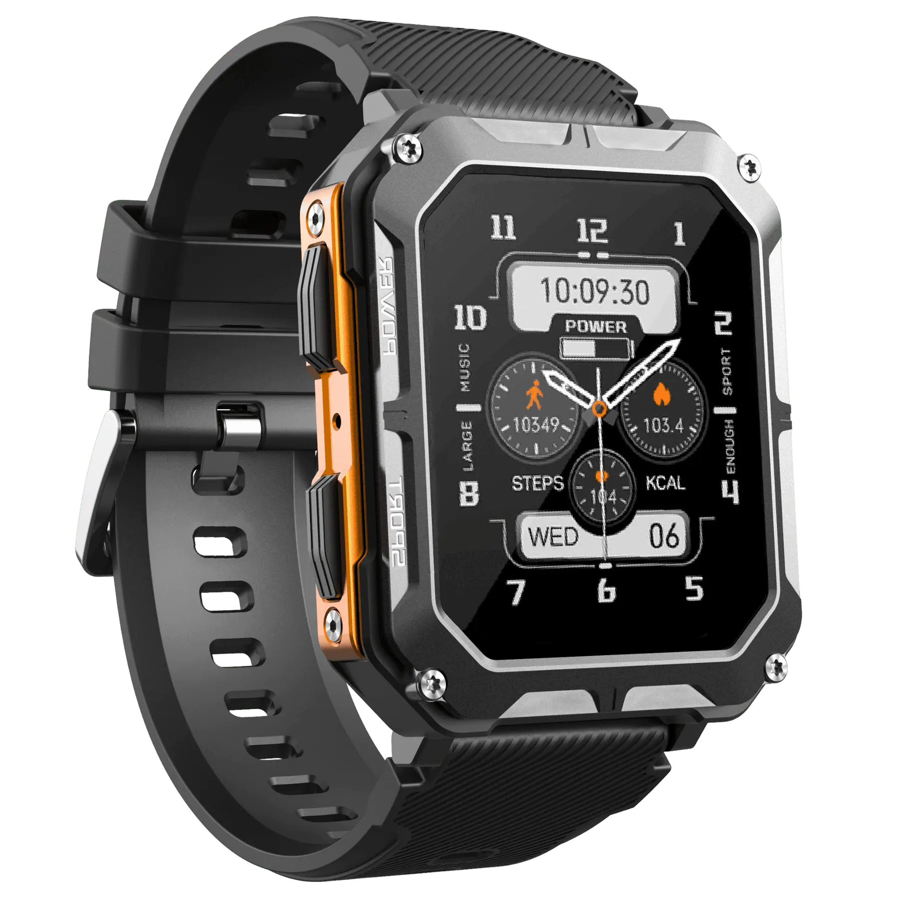 Unzerstörbare Smartwatch – Herzfrequenzmesser – Schrittzähler