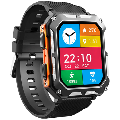 Unzerstörbare Smartwatch – Herzfrequenzmesser – Schrittzähler