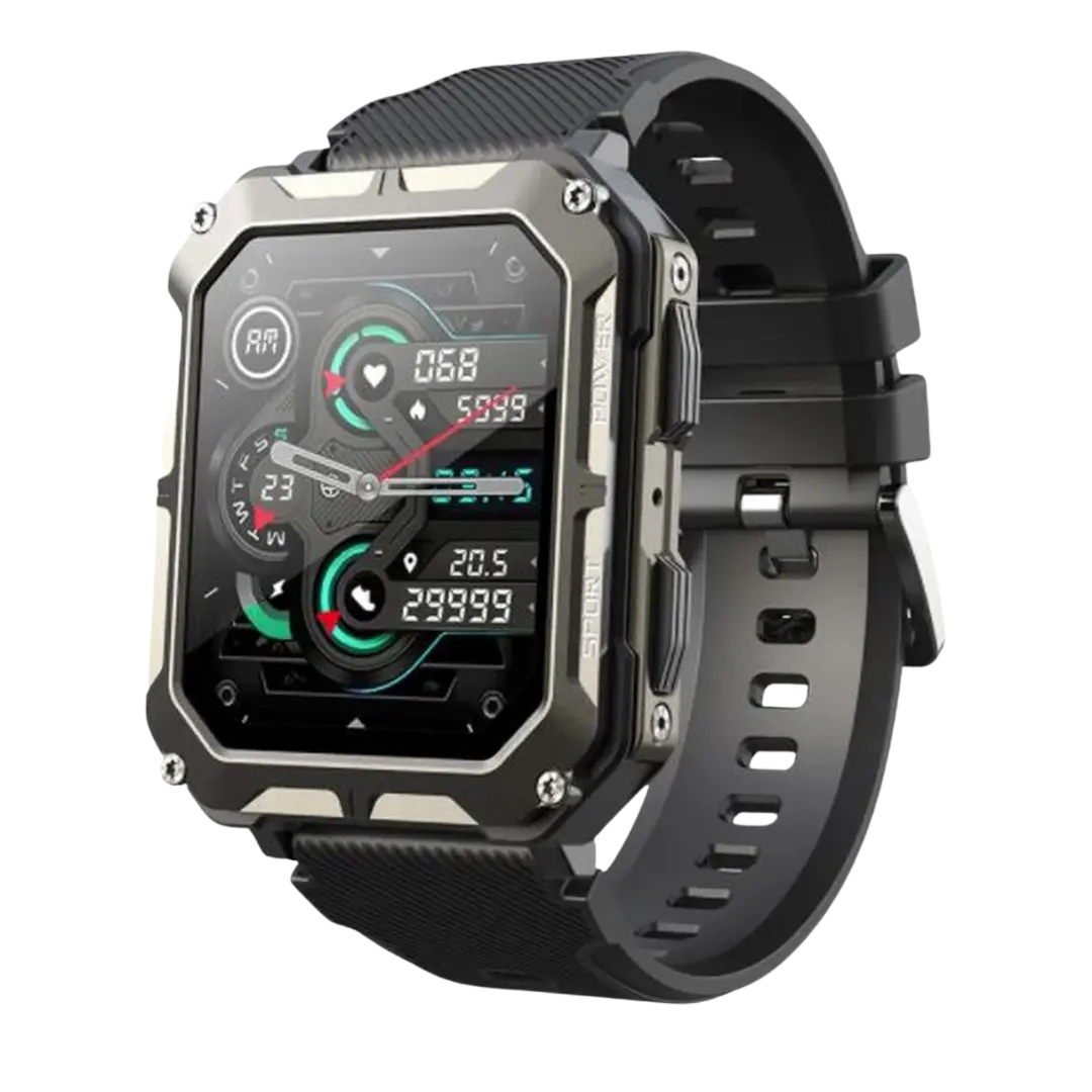 Unzerstörbare Smartwatch – Herzfrequenzmesser – Schrittzähler