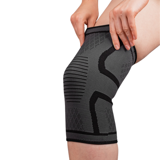 Kompressionsbandage für das Knie - Kupferfasern - Rutscht Nicht