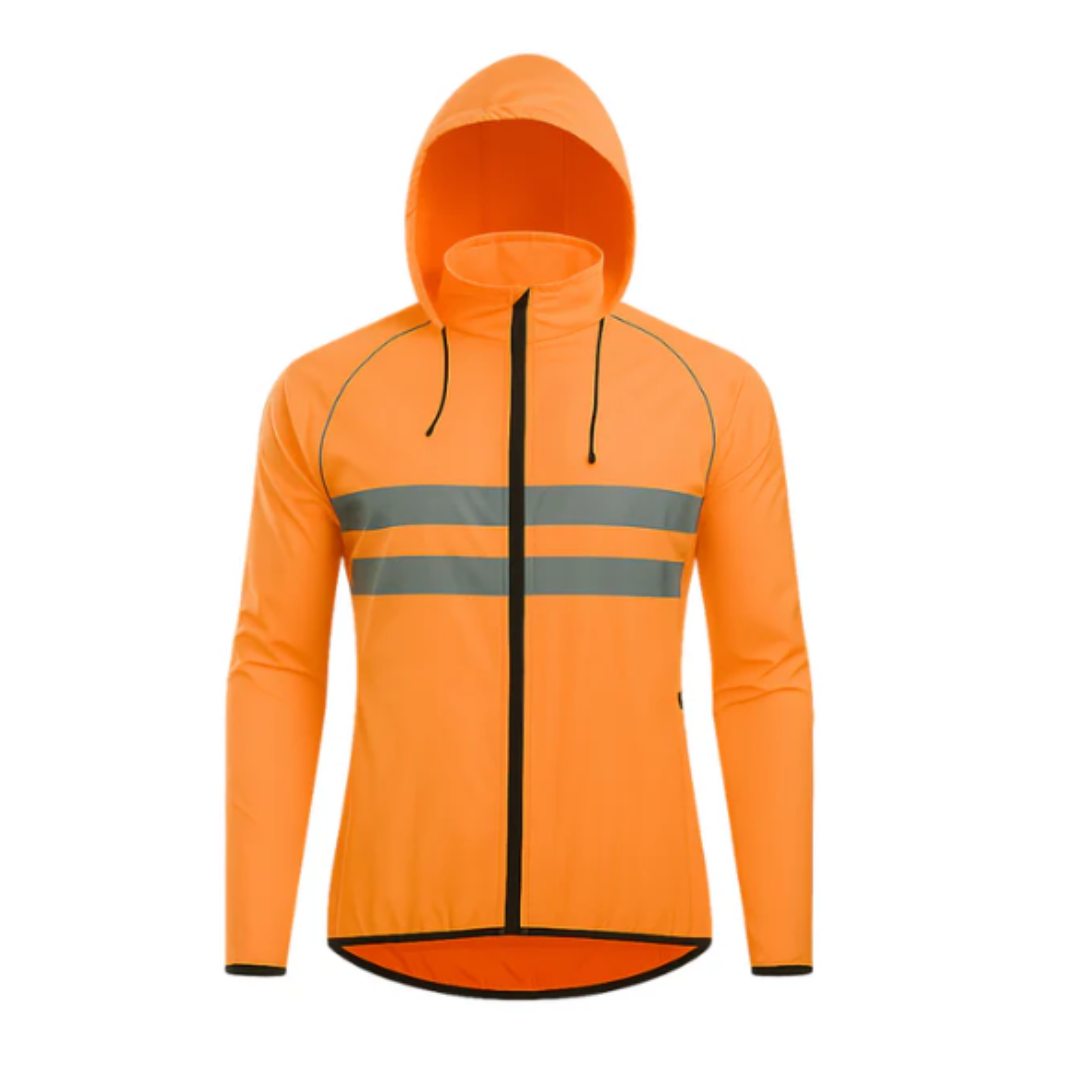 Windjacke – Wasserdichte, reflektierende Windbreaker-Jacke
