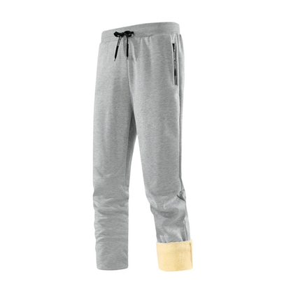 Gefütterte Jogginghose mit Sherpa-Futter und Reißverschlusstaschen – Ansicht 8