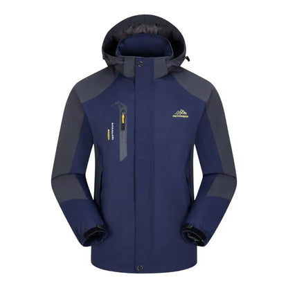 Regenjacke Herren - Wasserabweisend & Winddicht - Abnehmbare Kapuze