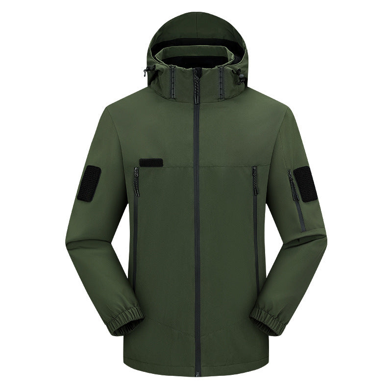 Übergangsjacke Herren - Abnehmbare Kapuze - Fleecefutter