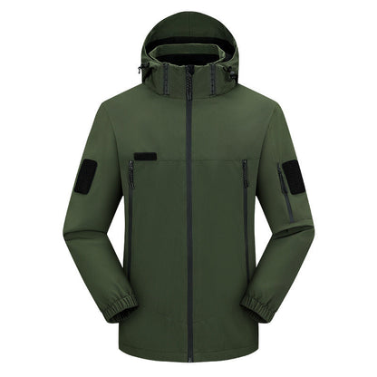 Übergangsjacke Herren - Abnehmbare Kapuze - Fleecefutter