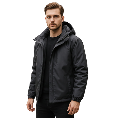Winterjacke Herren Wasserdicht - Gefütterte Übergangsjacke, bis 7XL