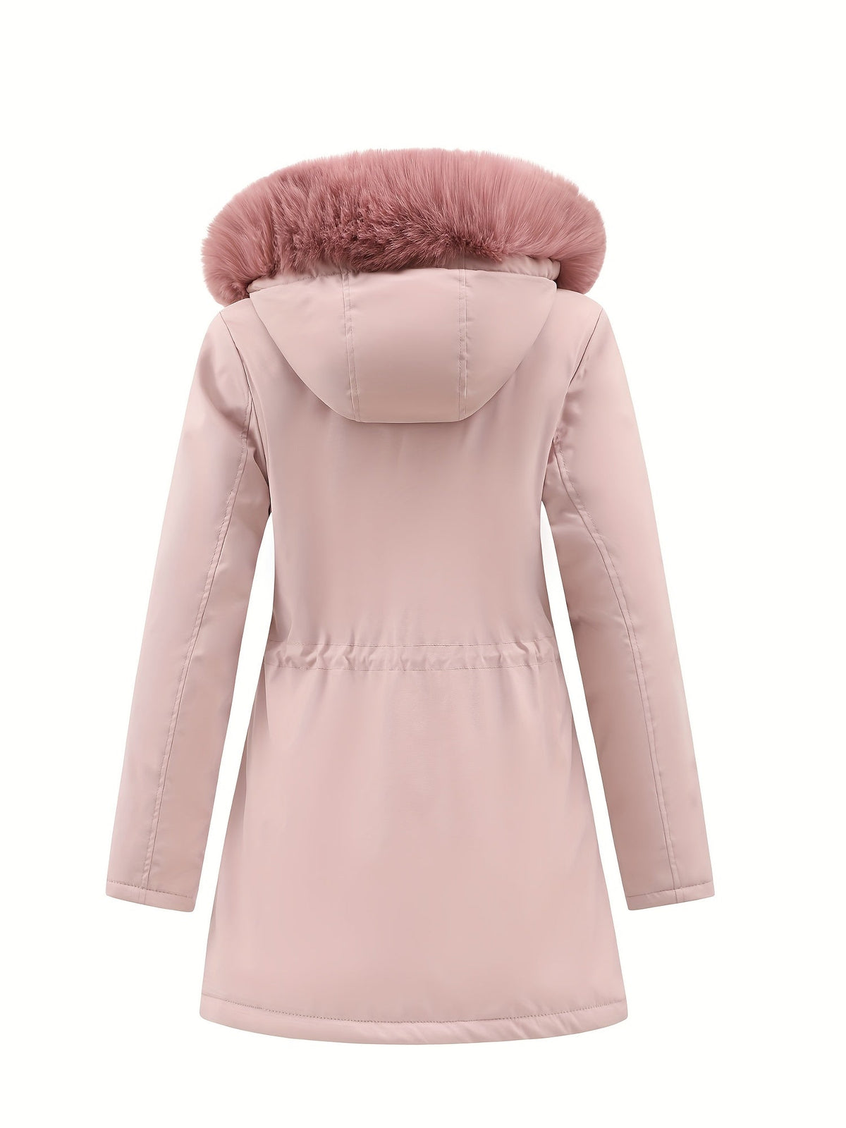 Parka Damen - mit Kunstfellkapuze - gefüttert