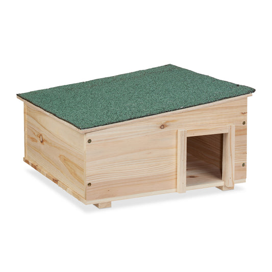Igelhaus in Natur - 40 x 21,5 x 40 cm - Unterschlupf für den Garten