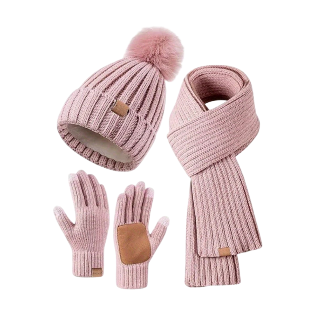 Mütze schal handschuhe set damen – Mütze, Schal & Handschuhe Set Damen