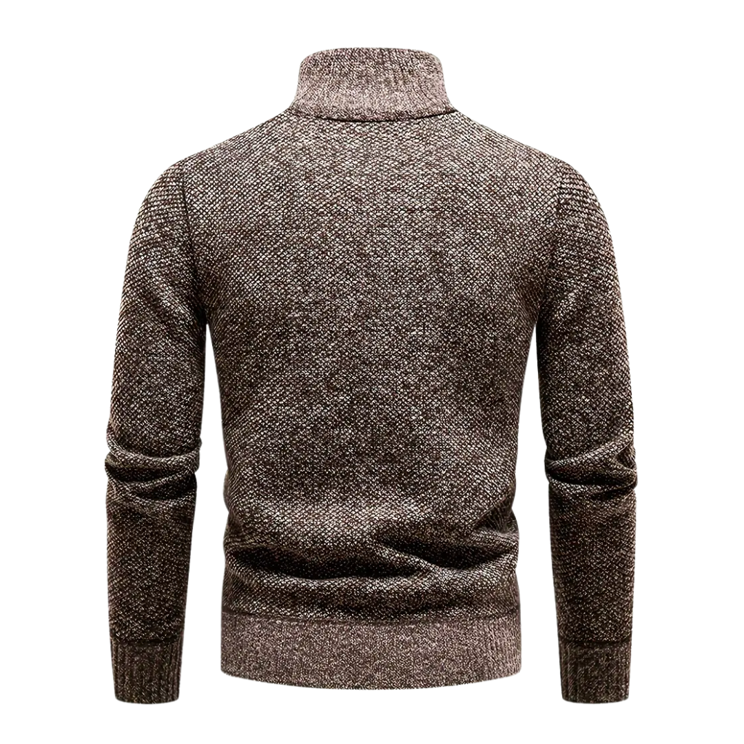 Strickpullover Herren - Fleecefutter - Thermo Winterpullover
