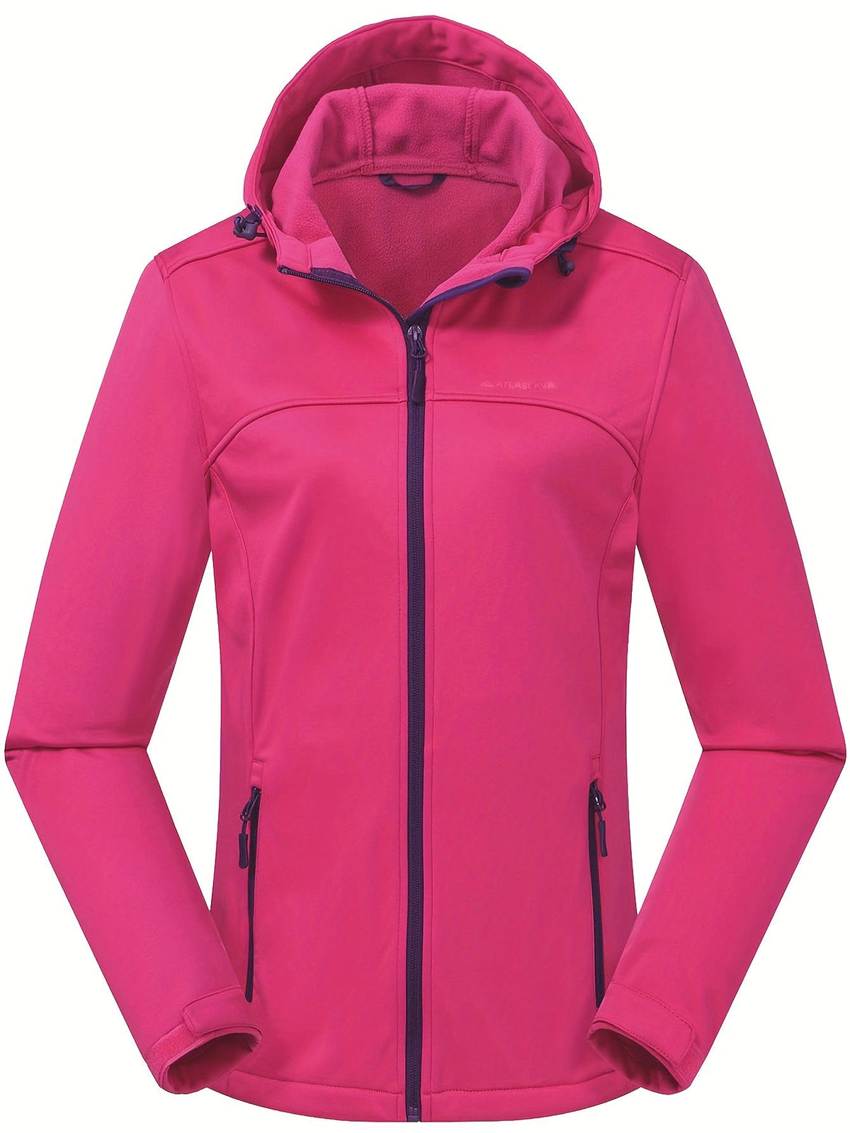 Softshelljacke Damen - Mit Fleecefutter - Verstellbare Kapuze