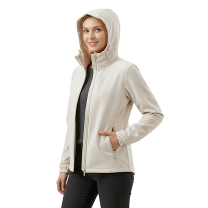 Übergangsjacke Damen Softshell - Fleecefutter - Winddicht