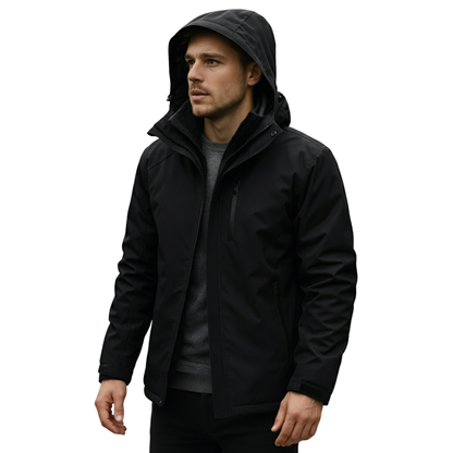 Winterjacke Herren Wasserdicht - Gefütterte Übergangsjacke, bis 7XL