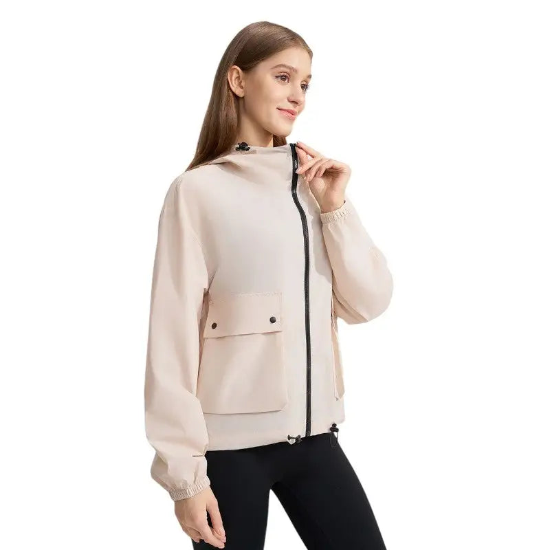 Leichte Sommerjacke Damen - UV-Schutz UPF 50+ - Mit Kapuze