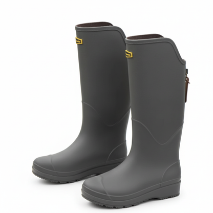 Regenstiefel Damen Kniehoch Wasserdicht & Rutschfest aus PVC
