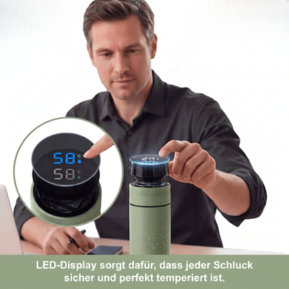 Thermosflasche – Thermosflasche 500 ml mit LED-Temperaturanzeige