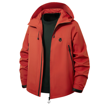 Wanderjacke Herren - Wasserdicht 5.000 mm - Fest sitzende Kapuze