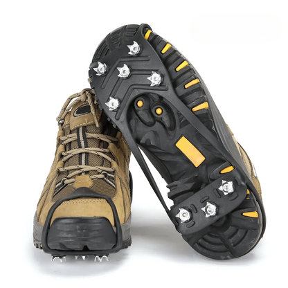 Schuhspikes – 10 Edelstahlzacken – rutschfest auf Eis – Unisex