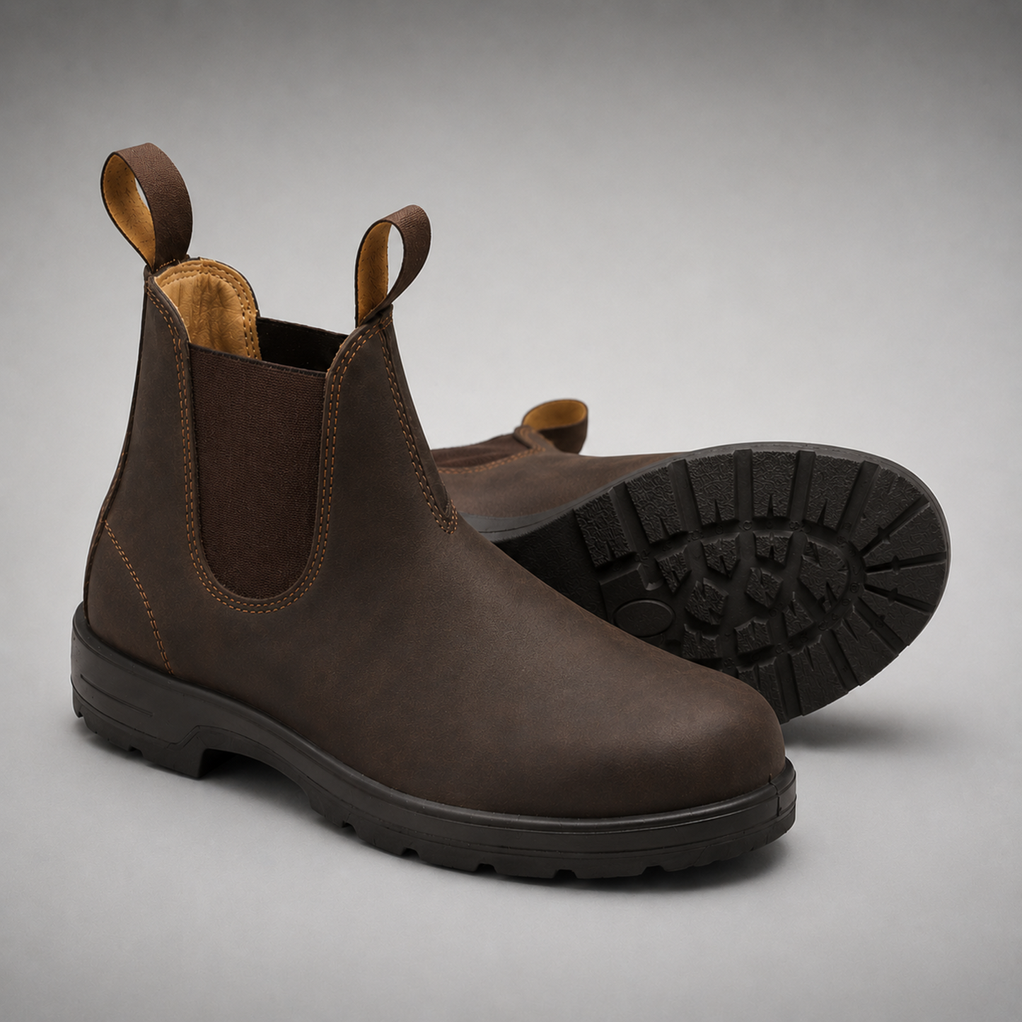 Chelsea Boots Herren - Slip-On - gepolstertes Fußbett