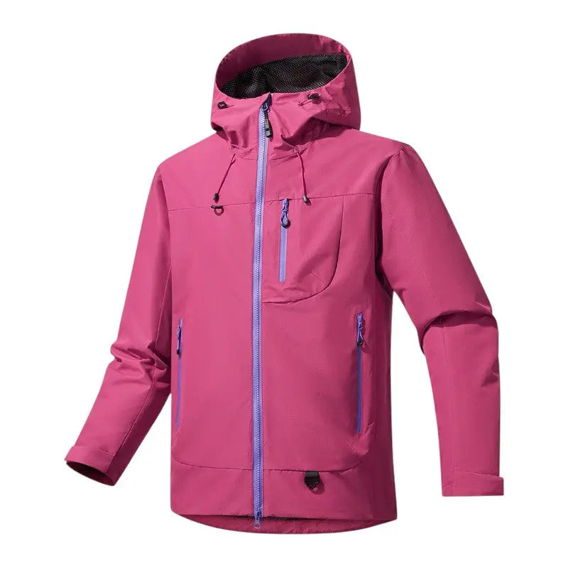 Regenjacke Damen mit Kapuze - Wasserabweisend - Netzfutter