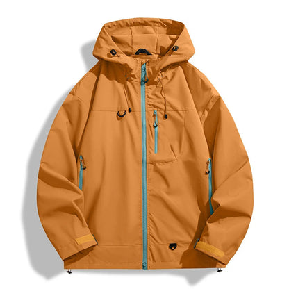 Regenjacke Unisex - Wasserdicht & Winddicht - Verstellbare Kapuze