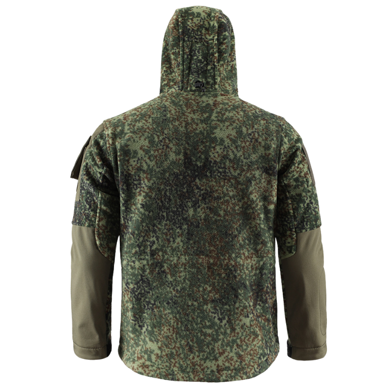 Fleecejacke Herren - Taktisch mit Kapuze - Camouflage & Uni