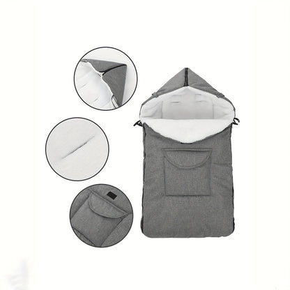 Fußsack Kinderwagen Winter - Dicke Anti-Tritt-Decke