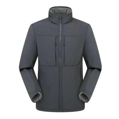 Softshelljacke Herren mit Fleecefutter wasserabweisend