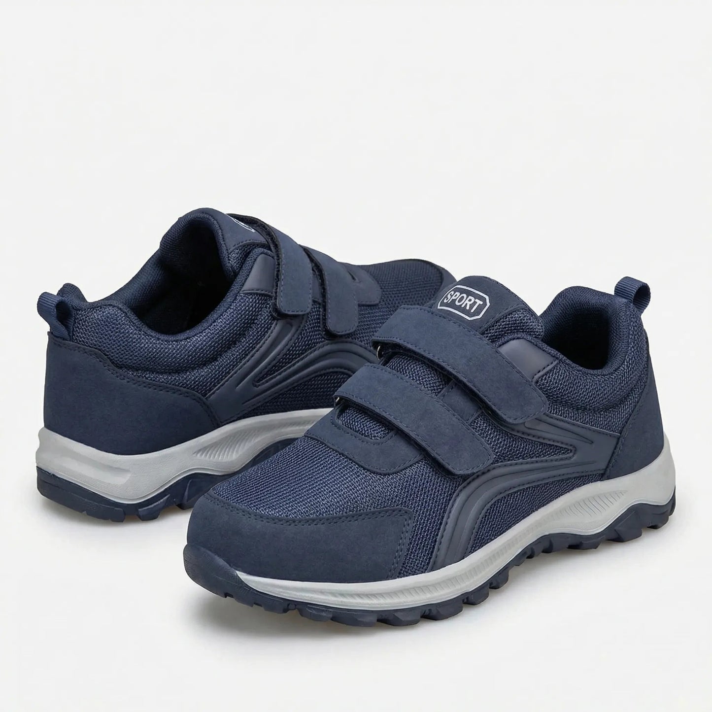 Orthopädische Schuhe Herren - Klettverschluss - Weite Passform
